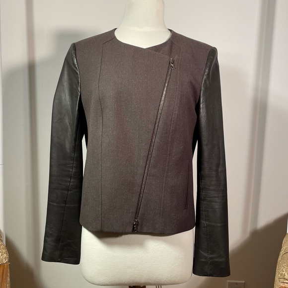judith & charles Jackets & Blazers - Judith & Charles Wool and Lamb Leather Jacket